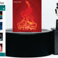 Spiderman Selection 3-D Optical Illusion Multicolored Lamp