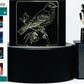 Sparrow on Branch 3-D Optical Illusion Multicolored Lamp