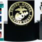Marines Logo 3-D Optical Illusion Multicolored LED Lamp