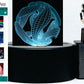 Twisted Ball 3-D Optical Illusion Multicolored Lamp