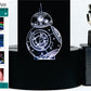 BB8 3-D Optical Illusion LED Multicolored Lamp