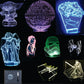 Star Wars (Section 2) 3-D Illusion LED Lamp with Remote