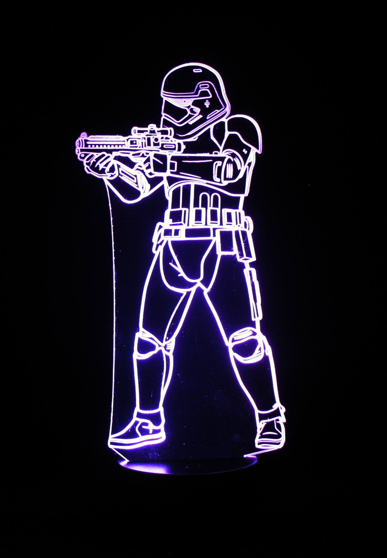 Star Wars (Section 2) 3-D Illusion LED Lamp with Remote