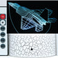 F-22 Raptor Fighter Jet 3-D Optical Illusion Multicolored LED Lamp