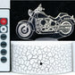 Harley-Davidson 3-D Optical Illusion Multicolored LED Lamp