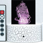 Kraken and Ship LED Desk, Table, Night Lamp