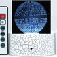 Death Star 3-D Optical Illusion LED Desk, Table, Night Lamp