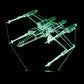 X-Wing Fighter 3-D Optical Illusion Multicolored Light