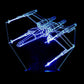 X-Wing Fighter 3-D Optical Illusion Multicolored Light