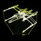 X-Wing Fighter 3-D Optical Illusion Multicolored Light